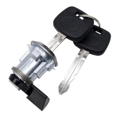 Imagem de HiSport Cilindro de fechadura de porta de combustível com chaves - compatível com Toyota Tacoma 1995-2004 Tundra 2000-2003 Acessórios de bloqueio de fechadura de tanque de combustível substituir 69058