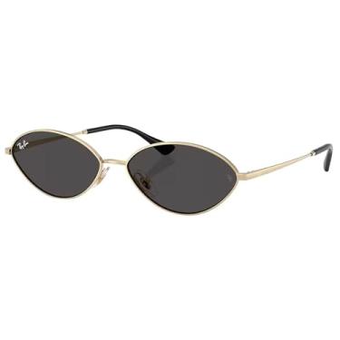 Imagem de Óculos de Sol Ray-Ban Kai 0RB3757 921387 Tam 56 / Ouro - Lentes Cinza Escuro