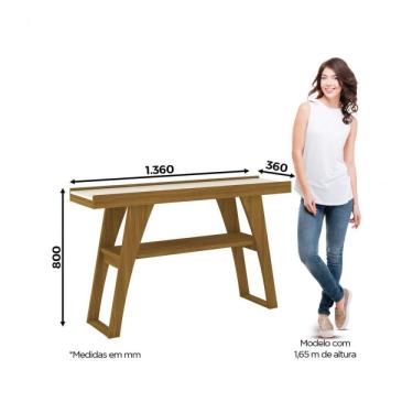 Imagem de Aparador Menphis Móveis Henn Nature/off White