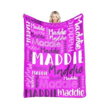 Imagem de Cobertor De Flanela Personalizado Em 30 Cores Para Meninas, Meninos, B