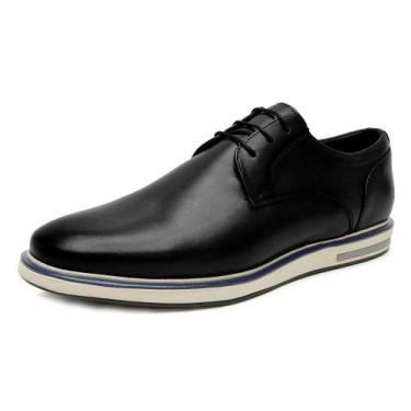 Imagem de Sapato Masculino Social Casual em Couro  Conforto, Elegância e Solado 