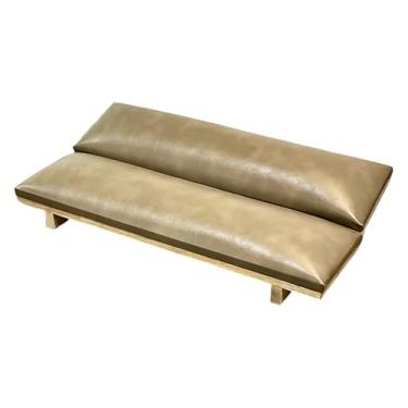 Imagem de OIIBWQ Apoio de braço para pregos, apoio de mão para pregos, presentes, faça você mesmo, flexível, portátil, profissional, essencial, base de madeira, Marrom