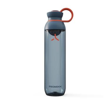 Imagem de Promixx Garrafa de água FORM – Garrafas de água grandes premium para hidratação, infusões e suplementos – Durabilidade vitalícia, garrafa de água à prova de vazamento, livre de BPA – 760 ml – Azul