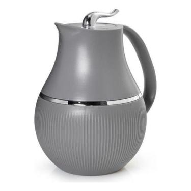 Imagem de Garrafa Térmica 1l Marsala Cinza Para Chá Café Termopro