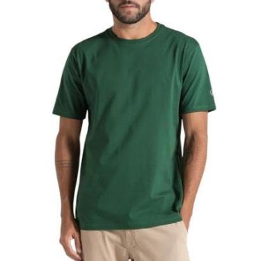 Imagem de Camiseta Volcom Solid Stone Verde-Masculino