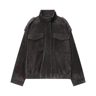 Imagem de Jaquetas Femininas Soltas E Quentes De Moda Outono 2025, Casacos Estil