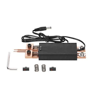 Imagem de Caneta de Solda por Ponto Integrada Gatilho Automático Acessório Máquina para Bateria 18650 com Cobre Espesso Molas Duplas Limite Interno Operação Uma Mão Radição Calor Fina Longa Vida Útil Estável e