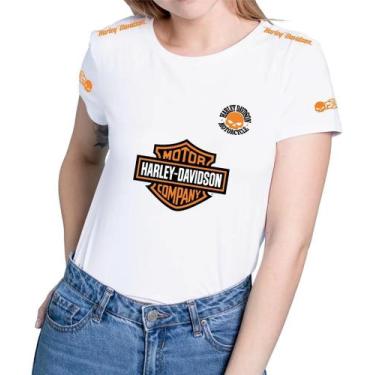 Imagem de Camisa Camiseta de Algodão Masculina Feminina Unissex Harley Davidson 