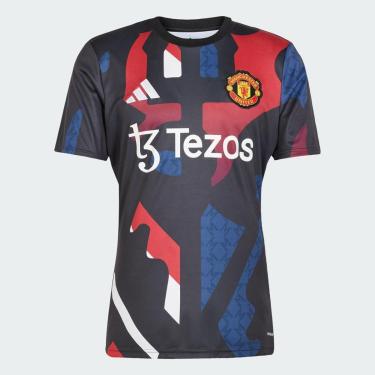 Imagem de Camisa Pré-Jogo Manchester United 24/25 Adidas Masculina-Masculino