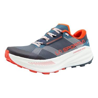 Imagem de La Sportiva Tênis de corrida masculino Prodigio Max Ultra-Distance Trail, Céu noturno/vermelho montanha, 47