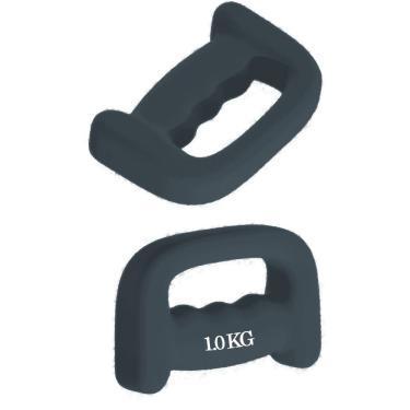 Imagem de Pesos De Mao Halteres Boxing Dumbell 1kg Revestido Musculacao Treino Fitness Exercicio Fisico Academia Fisoterapia Fit