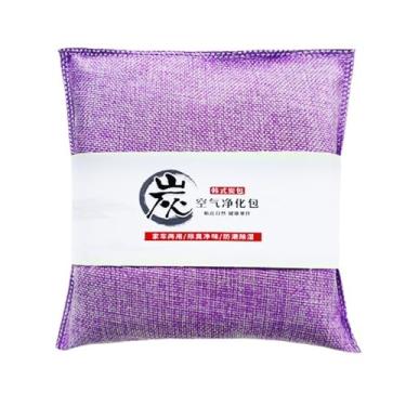 Imagem de Saco purificador de ar de carvão ativado de 500 g, absorvente de odor natural, desodorizador de cheiro natural, bolsa de purificador de ar de carro, absorvedores de odor de ar de carro para carro