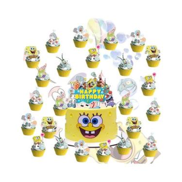 Imagem de Suprimentos Para Festa De Aniversário Do Bob Esponja E Patrick Estrela
