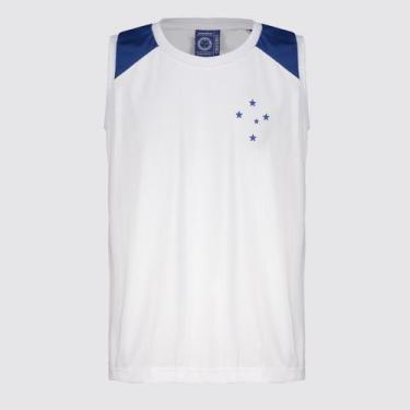 Imagem de Regata Cruzeiro Tear Infantil Branca - Braziline, 6 ANOS