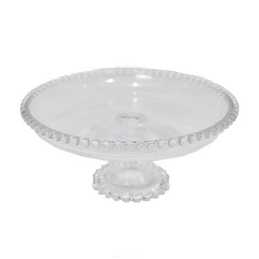 Imagem de Porta Bolo Torta 20cm Bubbles Cristal Pearl Wolff 9×19,5cm