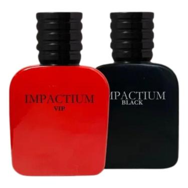 Imagem de Perfume Com Ferormônio Impactium Vip + Black Men 50ml