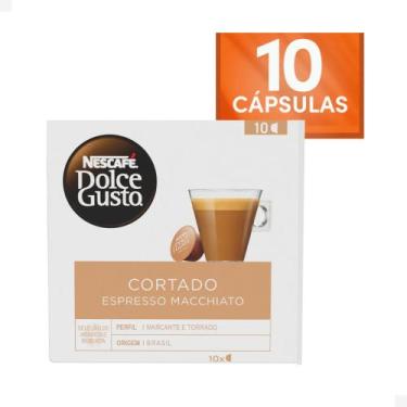 Imagem de Caixa Nescafé Dolce Gusto 10 Cápsulas, Cortado Espresso Macchiato