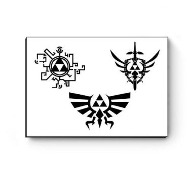 Imagem de Quadro decorativo MDF Legend Of Zelda Triforce - Artgeek