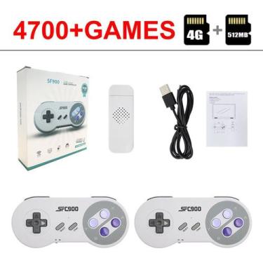 Imagem de Console de jogos Sf900 16 Bit Street 4700+ Games 64GB - J-One