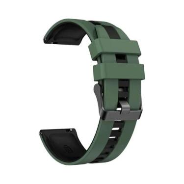 Imagem de Pulseira De Silicone De 20mm 22mm Para Relógio Haylou 2 pro RS5 R8 S8 