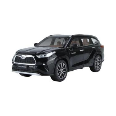 Imagem de Carro De Brinquedo SUV Highlander Em Escala 1:24, Com 6 Portas Que Abr