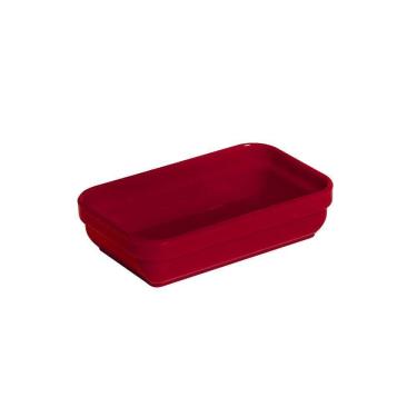 Imagem de Travessa Cheff Vemplast 14X9 250Ml Em Policarbonato Vermelha