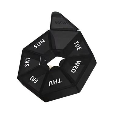 Imagem de Organizador De Comprimidos Portátil Com 10 Compartimentos, Caixa De Ar