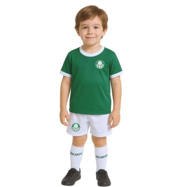 Imagem de Conjunto Infantil Palmeiras Uniforme Artilheiro 3 Pçs