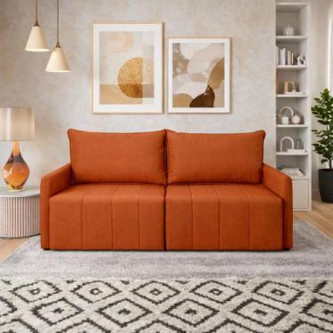 Imagem de Sofá Cama Montana Retrátil e Reclinável 3 lugares 1,80m em Linho Sofat