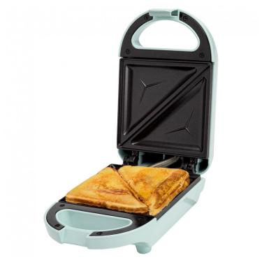 Imagem de Máquina de Sanduíche Mini Tasty, Faça Sanduíches, Paninis, Queijos Grelhados, Sobremesas, Resultados Rápidos, Limpeza Fácil, 600W