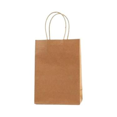 Imagem de Sacolas De Presente De Papel Kraft Coloridas 10PCS Sacolas De Compras 