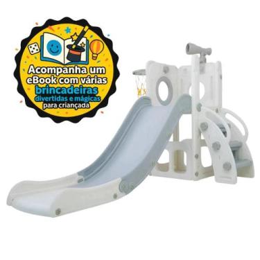 Imagem de Playground Infantil Mini Mundo 1 Torre Com Escorregador E Cesta Freso 