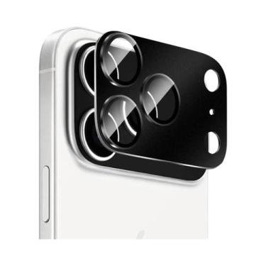 Imagem de Protetor De Lente De Câmera pro Max Para Celular 17 16 15 14 Com Adsor