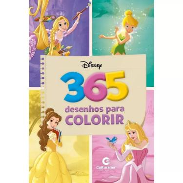 Imagem de Livro - 365 Desenhos para Colorir Disney Princesas e Fadas - 1° Ed.