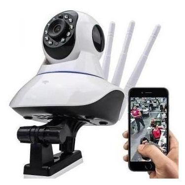 Imagem de Camera Segurança Ip Wifi Robozinho Com Audio Hd 1.3mp - Jortan
