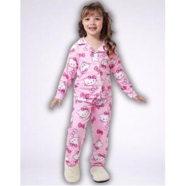 Imagem de Pijama Infantil Americano de Inverno Manga Longa, Conjunto Infantil pa