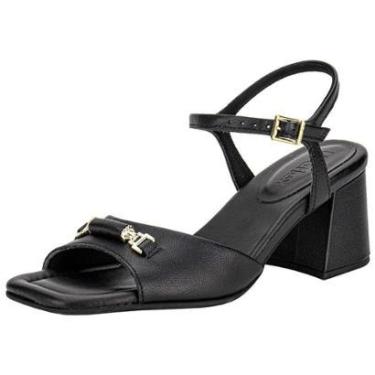 Imagem de Sandália Feminina Salto Grosso Usaflex Ai-Feminino