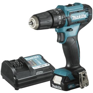 Imagem de Parafusadeira Furadeira de Impacto a Bateria 12 Volts + Carregador - HP333DWYX3 - MAKITA