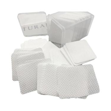 Imagem de 200 Unidades De Lenços Removedores De Cola Para Cílios, Algodão, Ferra