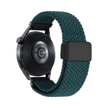 Imagem de Pulseira De Nylon Magnética Trançada De 22mm Para Zeblaze Vibe 7 Pro, 