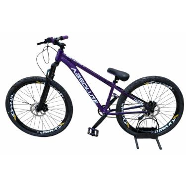 Imagem de Bicicleta Absolute Nero 5 Bicicleta Manobras Grau Pneu Balão Flame Aro 26-Unissex
