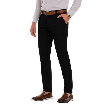 Imagem de Calça Esporte Fino Masculina Alfaiataria Slim Sarja Com Elastano Medson -Masculino