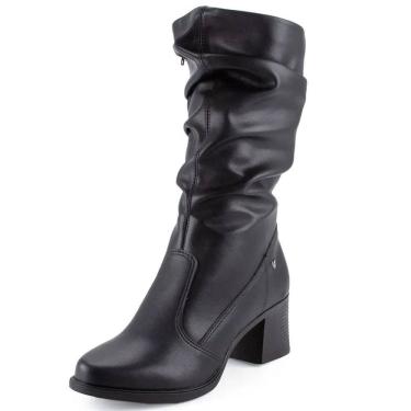 Imagem de Bota Feminina Salto Médio Moderna Conforto Chic Mississipi