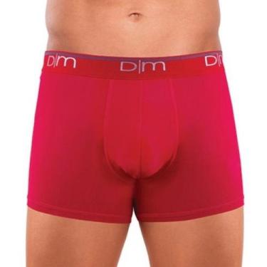 Imagem de Cueca Boxer Lisa de Microfibra Dom Marco, GG, Vermelho