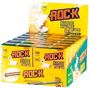 Imagem de Rock Cracker Monster Leite Pó 12 Unidade Alfajor Rock