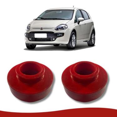 Imagem de Par Calço PU Mola Traseiro 32mm Fiat Punto Todos - Borfix