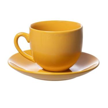 Imagem de Xicara Café Porcelana Amarelo Mix and Match 90ml -L Hermitage - L'Herm