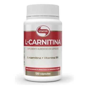 Imagem de L-Carnitina + B6 Vitafor 120 Cápsulas - Congratulations Store