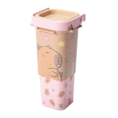 Imagem de Organizador Retratil com Suporte para Celular Capivara Porta Lápis Est
