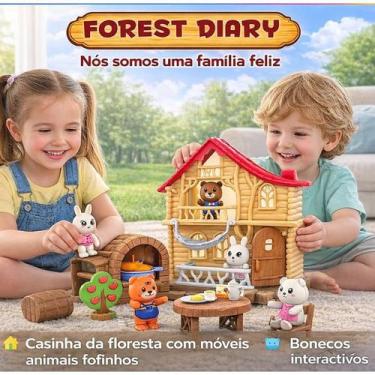 Imagem de Casinha Animal Brinquedos Acessórios Crianças Divertidos